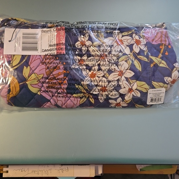 Mini Slouchy Crossbody in cotton - Picture 3 of 5